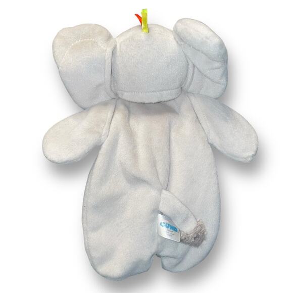 Gund Baby Lovey Elephant Plush Flappy Activity Hello Security Blanket Nursery - Picture 6 of 10